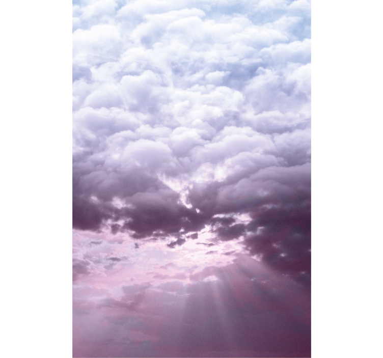 Rollo mit Wolken Realistischer himmel mit sonnenlicht - TenStickers