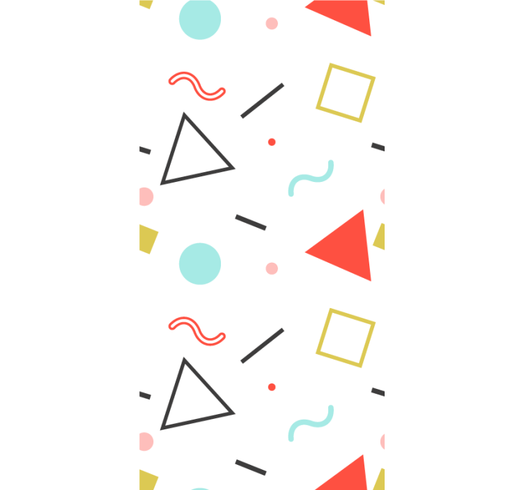 Rollo Fenster Modern minimalistische geometrische formen - TenStickers