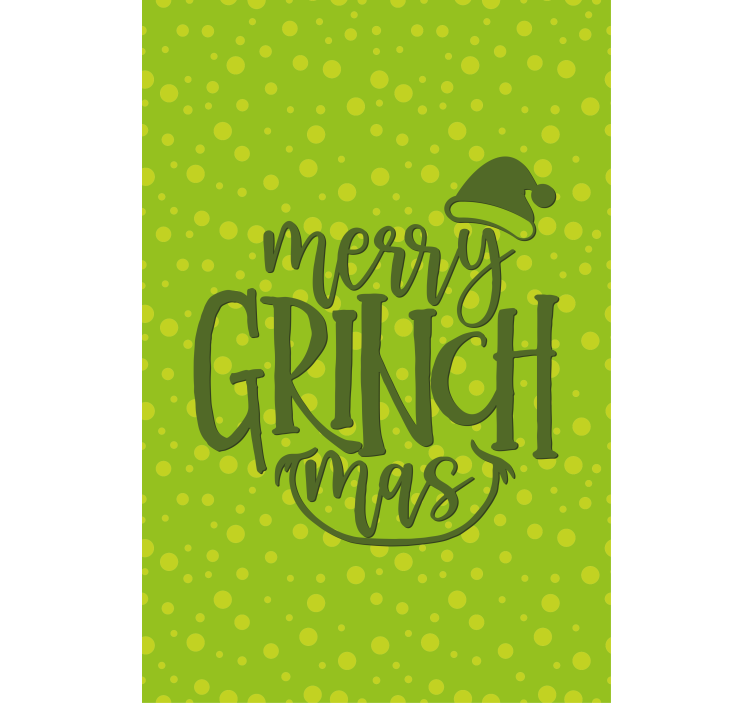 Rollo Fenster Spruch fröhliche grinchmas jubeln - TenStickers
