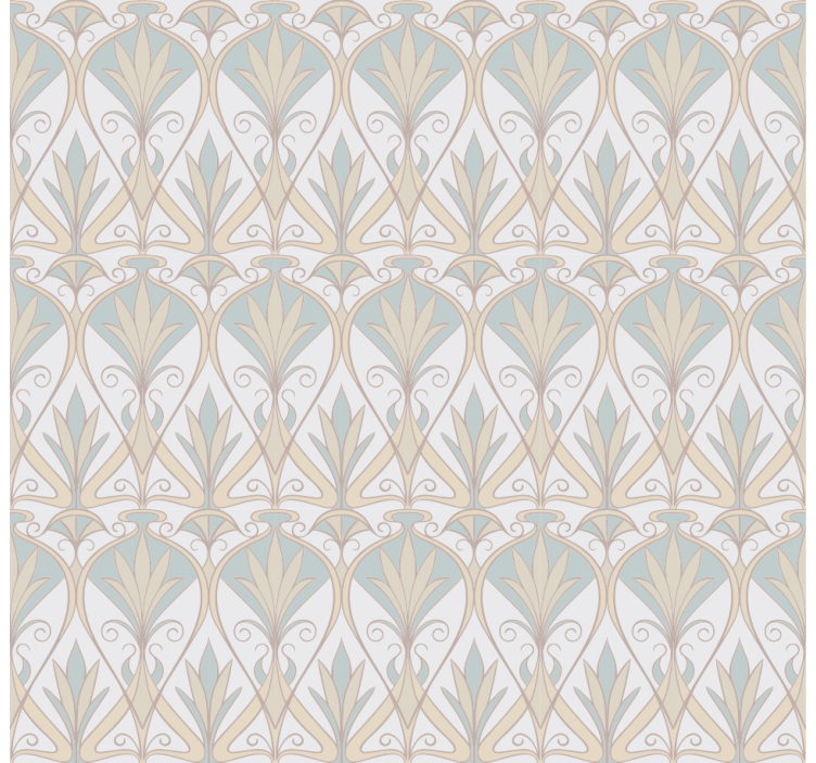 Rollo Fenster Elegant graues pflanzenmotiv - TenStickers