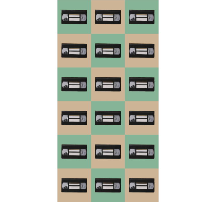 Rollo Fenster Vintagemuster retro-bandmuster - TenStickers