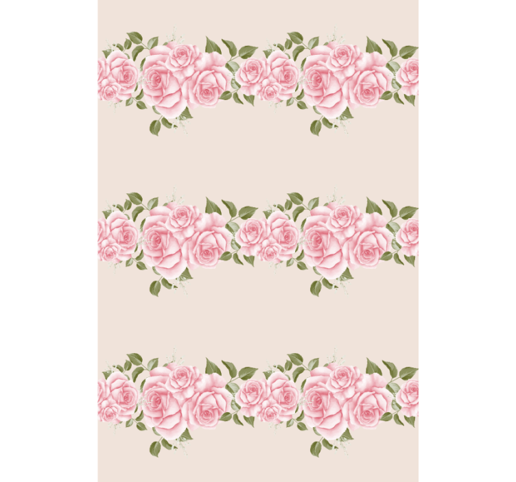 Rollo Fenster Blumen und Pflanzen schöne rosa rosen - TenStickers