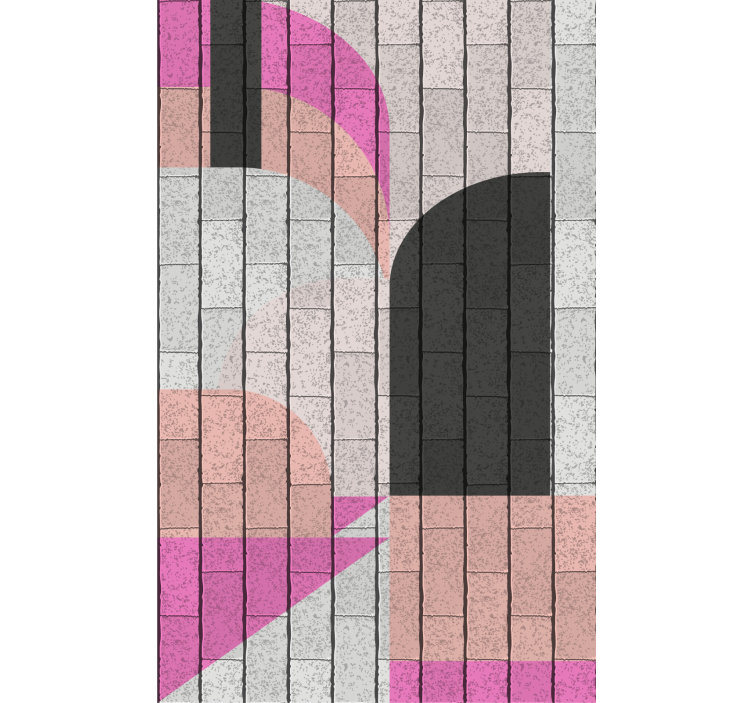 Rollo Fenster Modern geometrisches architekturmuster - TenStickers