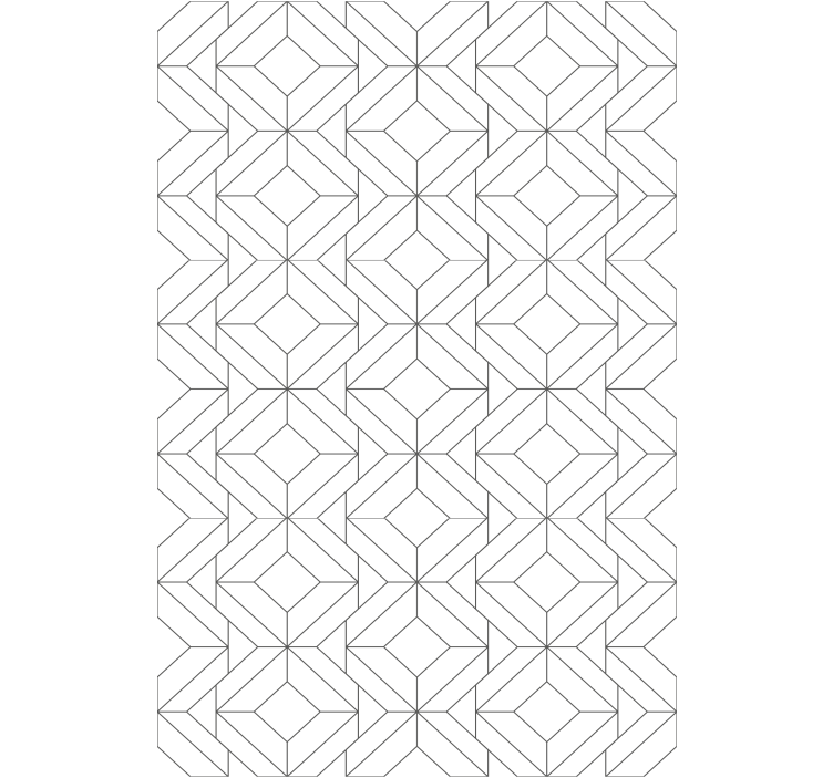 Rollo Fenster Modern geometrische figurenblöcke - TenStickers