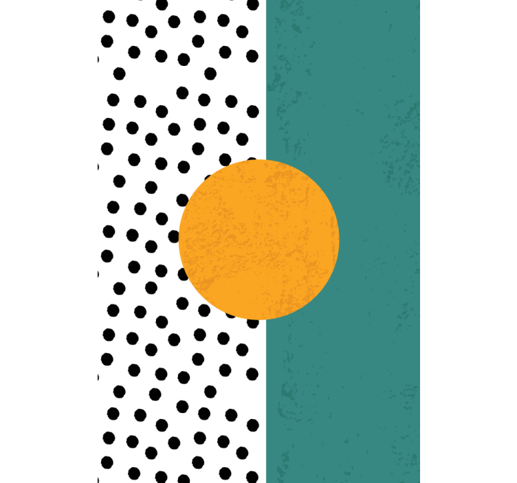 Wohnzimmer Rollos Punkte und abstrakte formen - TenStickers