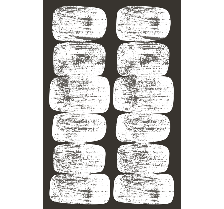 Rollo Fenster mit Muster abstrakte pinselstriche - TenStickers