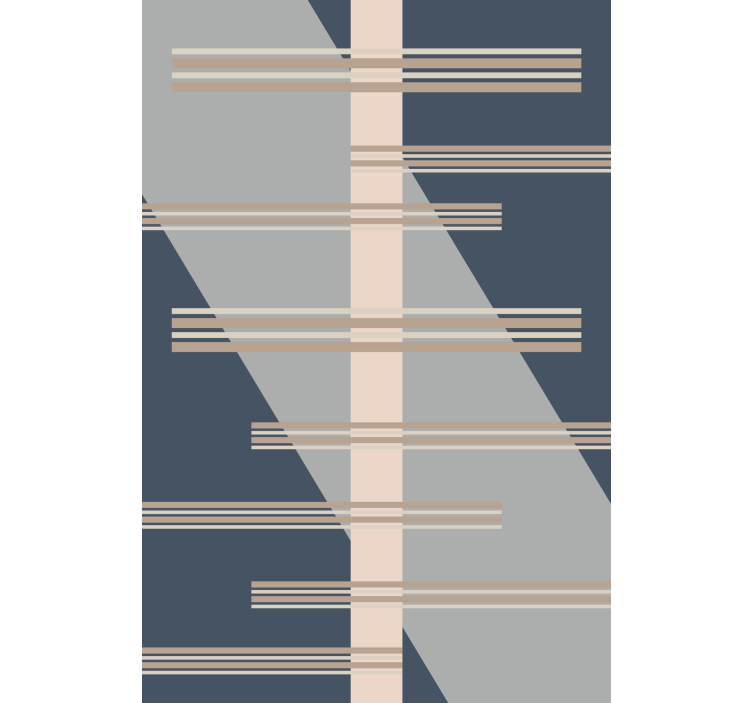 Rollo Fenster Modern geometrisches linienthema - TenStickers