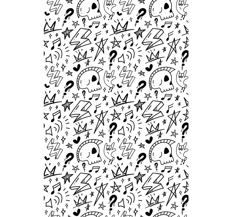 rollo für Jugendliche Cooles zeichenmuster - TenStickers