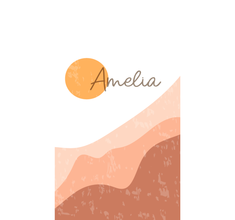 Rollo Fenster Modern abstraktes sonnenaufgangsdesign - TenStickers