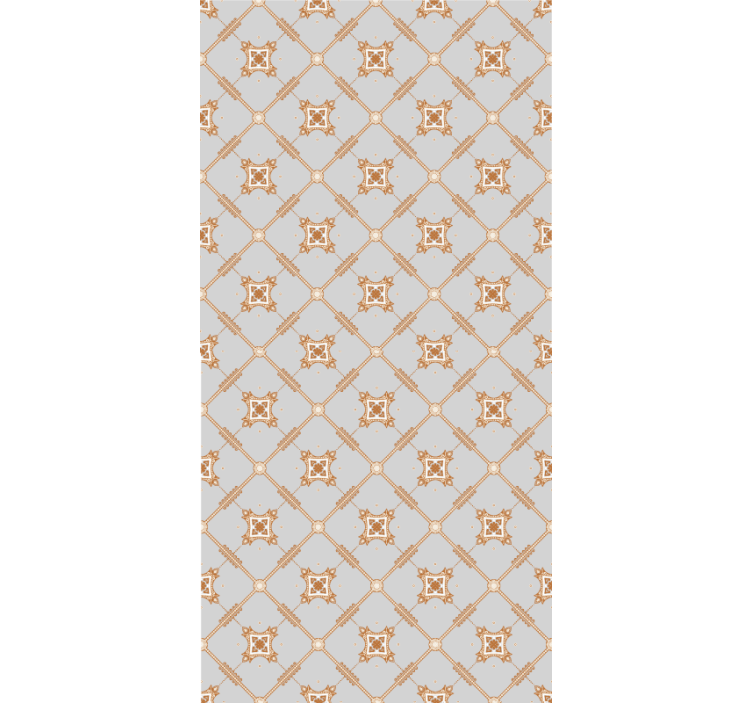 rollo mit Textur und Muster Raute im fliesenstil - TenStickers