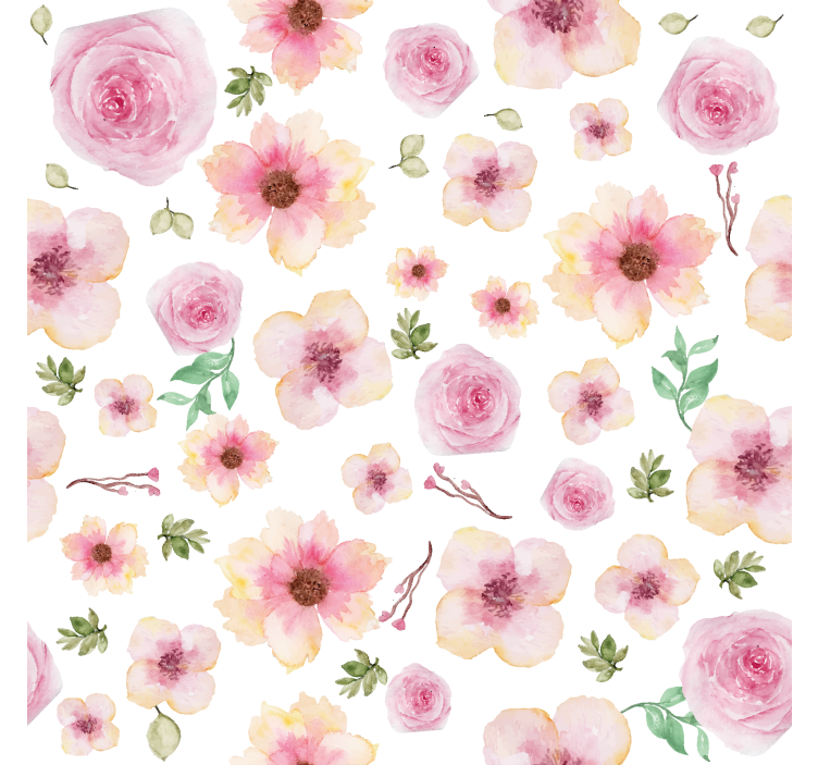 Rollo Blumen kleines blumenmuster - TenStickers