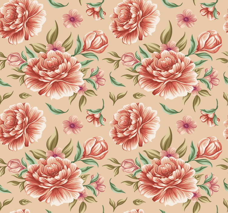 Rollos romantisch klassischer blumenstrauß - TenStickers