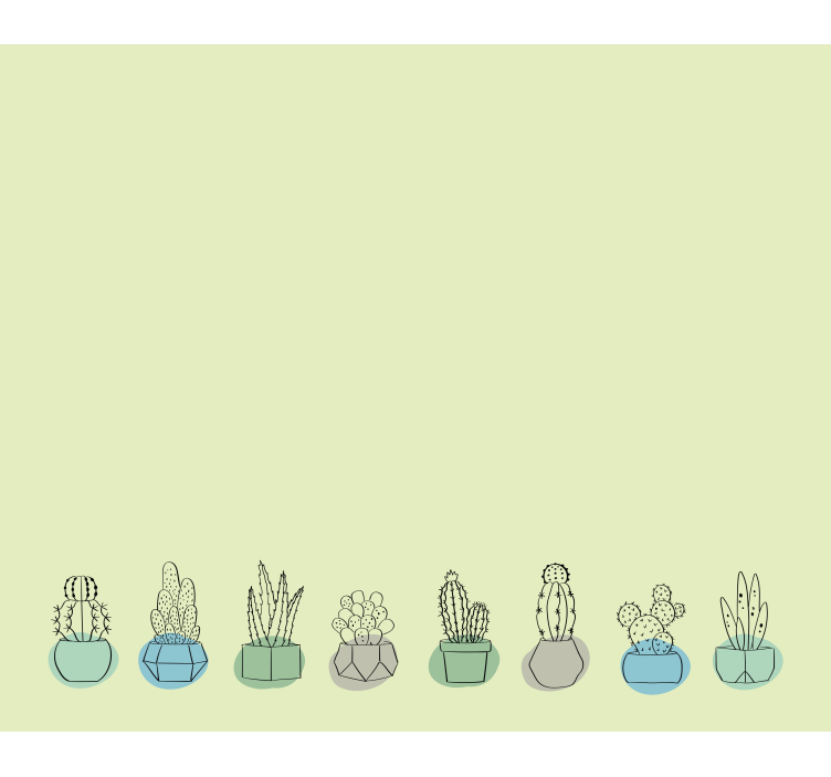 Rollo Kaktus grünes immergrün - TenStickers