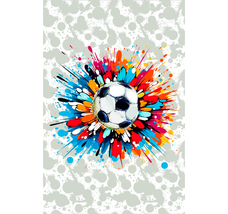 Rollo Fenster Fußball explosion - TenStickers