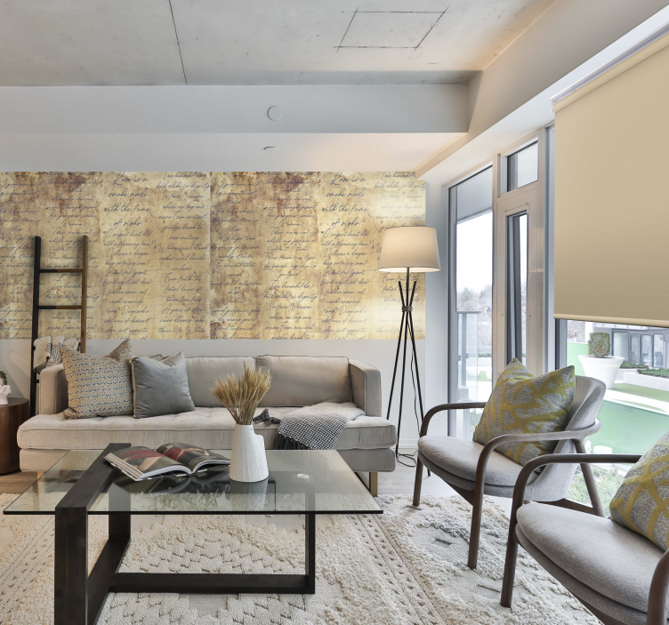 Moderne Rollos Beige Blickdicht! - TenStickers