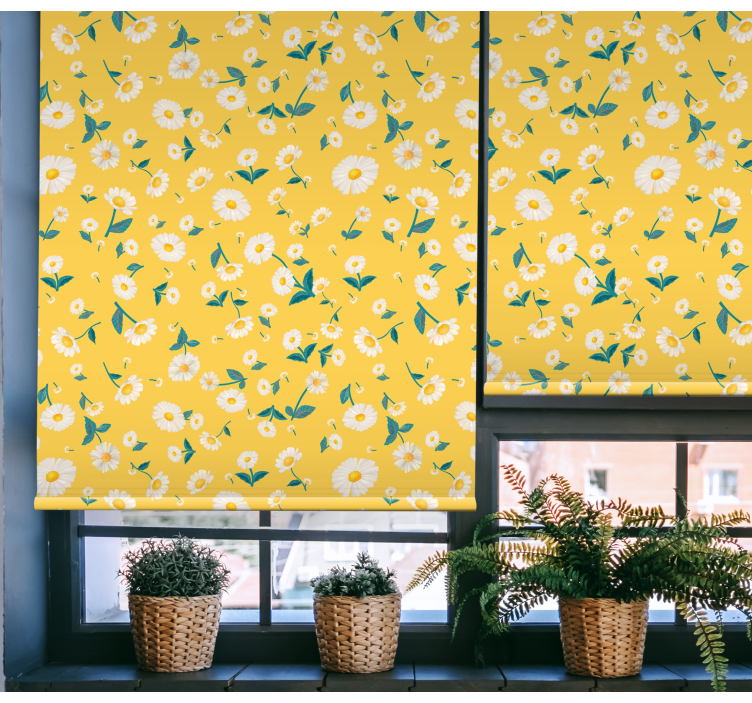 Rollo Fenster Blumen und Pflanzen blumen sonnig rollo - TenStickers
