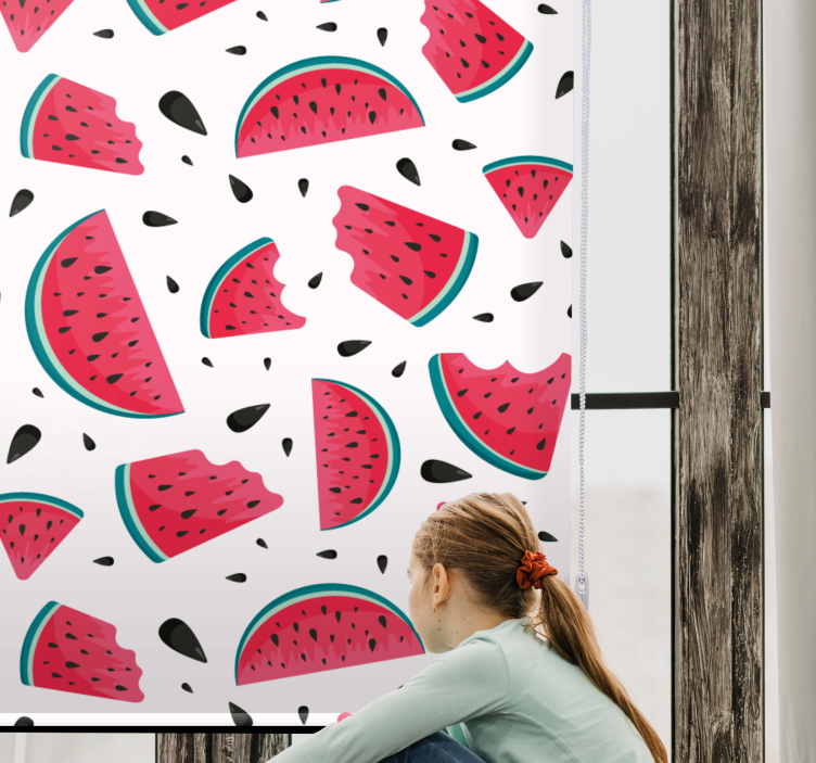 Rollo Fenster Obst wassermelonenscheibenmuster - TenStickers