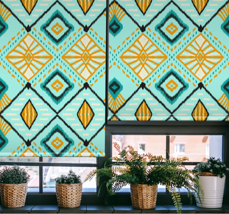 Origineller Rollo Rautenmuster - TenStickers