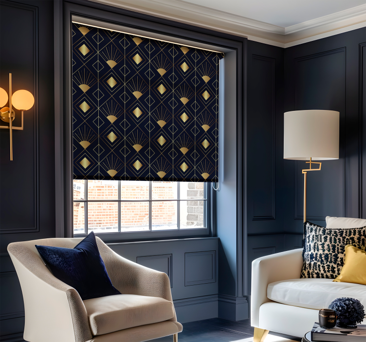 Elegante Rollos art-déco-stil - TenStickers