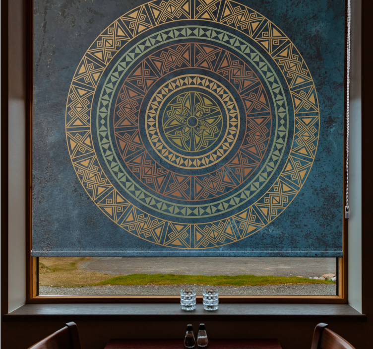 Wohnzimmer Rollos Ethno-design "industriestil" - TenStickers