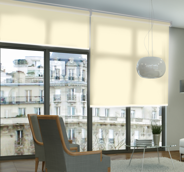 Moderne Rollos in Ecru- Lichtdurchlässig - TenStickers