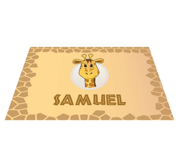 Tischset kinder giraffen-charakterdesign - TenStickers