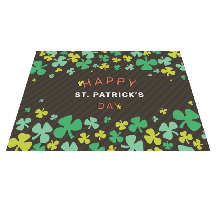 Tischset halloween frohen st. patrick's day - TenStickers