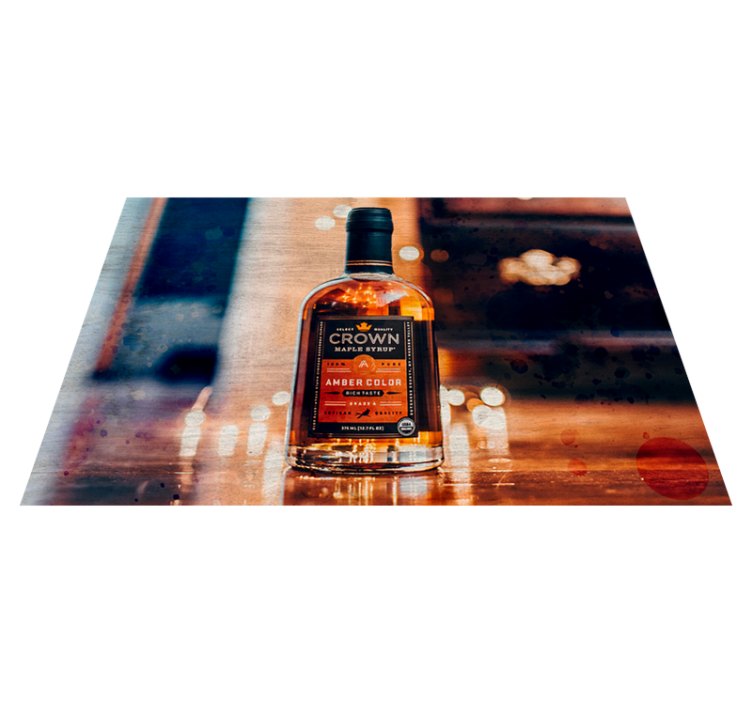 Tischsets originell flasche mit dunst - TenStickers