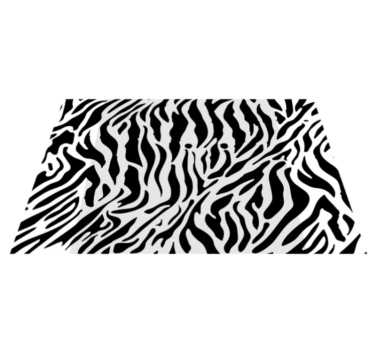 Tischset textur mit zebra-print-oberfläche - TenStickers
