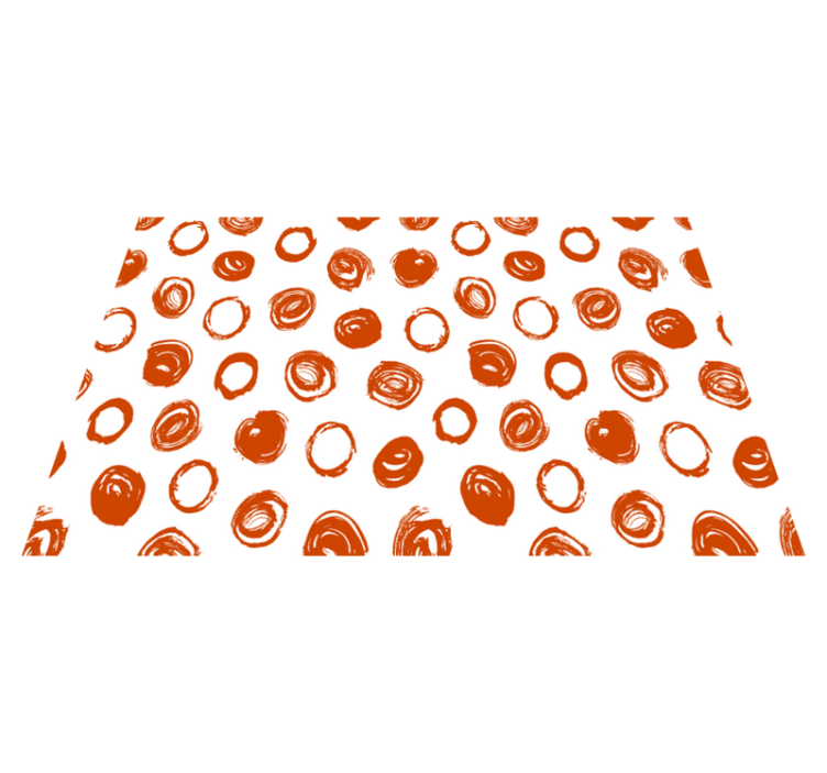 Tischset textur mit kreisförmigem pinselstrichmuster - TenStickers