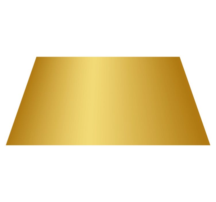 Tischset modern mit goldenem farbverlauf - TenStickers