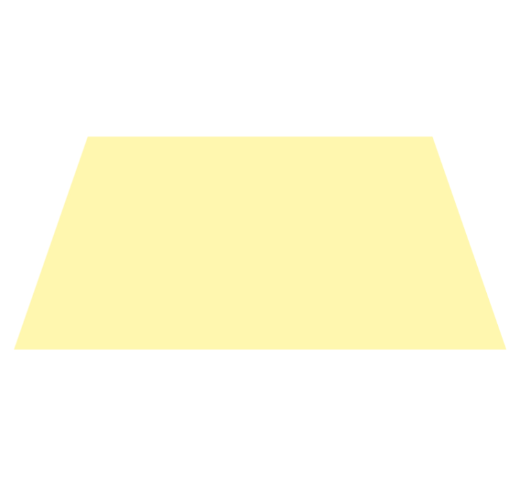 Einfache gelbe Vinyl Platzsets - TenStickers