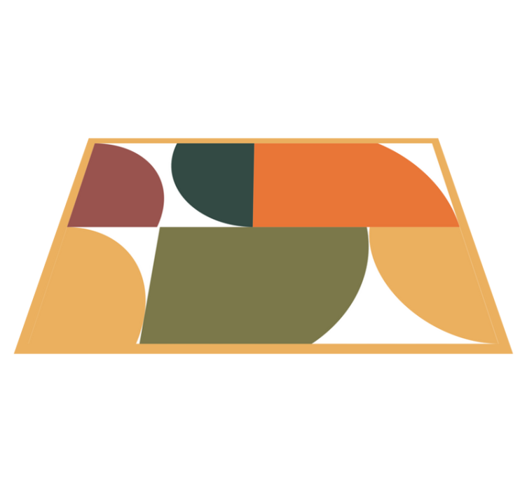 Tischset modern mit stilvollen geometrischen formen - TenStickers