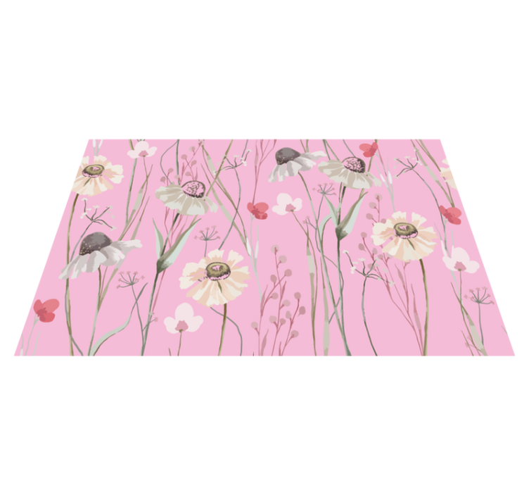 Tischsets originell Rosa pastellfarben Muster - TenStickers
