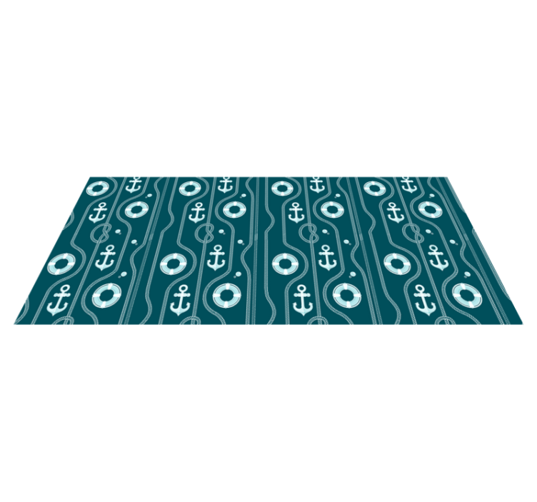 Tischsets originell Nautisches gewand und anker - TenStickers