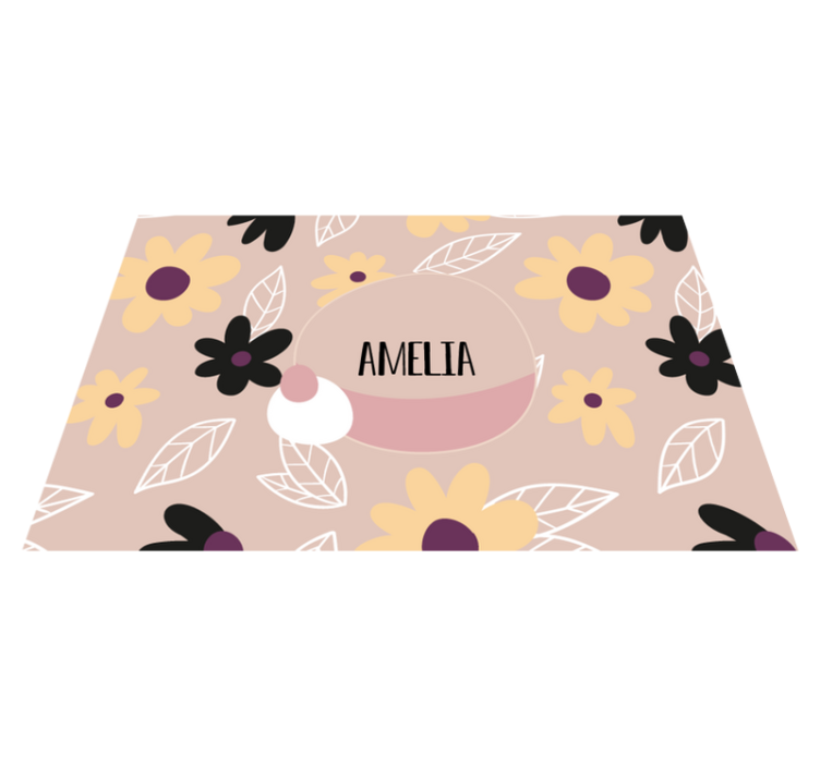 Tischset kinder mit individuellem pflanzenmotiv - TenStickers