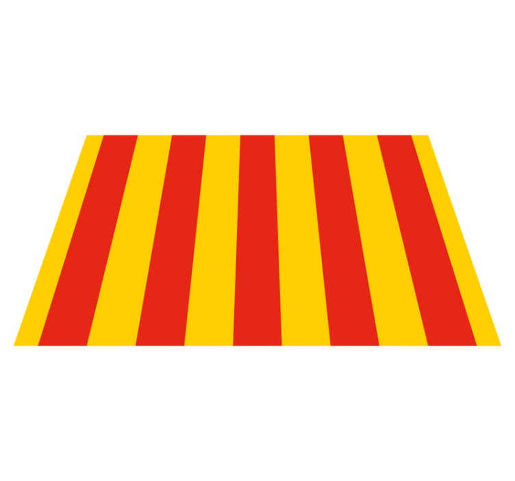 Tischsets originell mit kräftigem streifenmuster - TenStickers