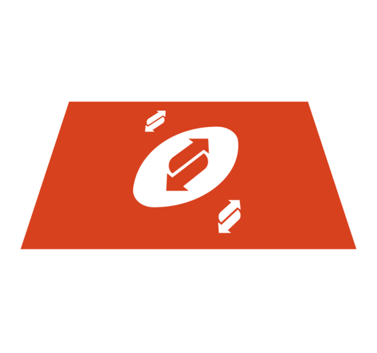 Tischsets originell mit dynamischem pfeilmuster - TenStickers