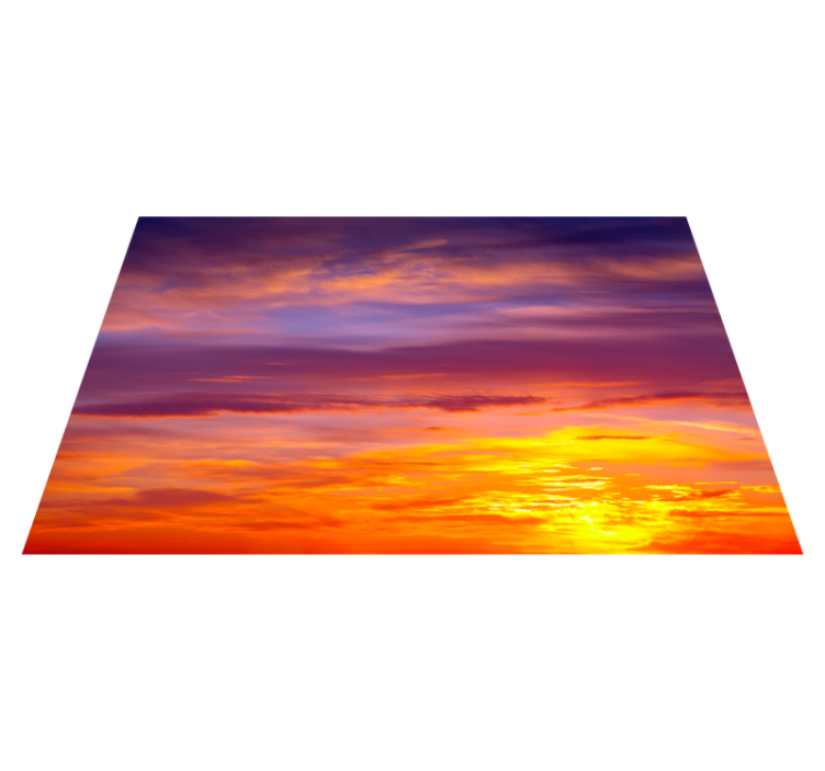 Tischset modern sonnenuntergang horizontblick - TenStickers
