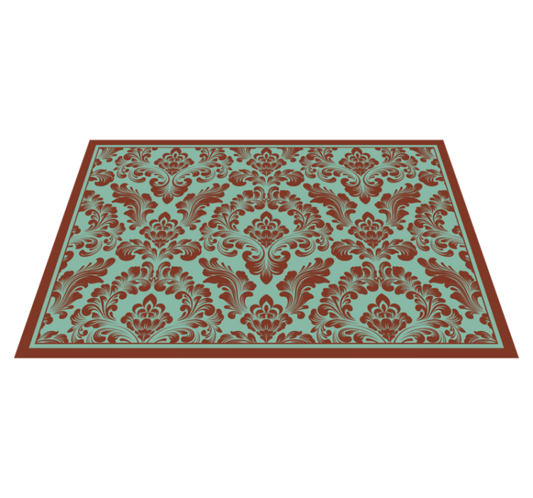 Tischset textur elegantes blumenmuster - TenStickers