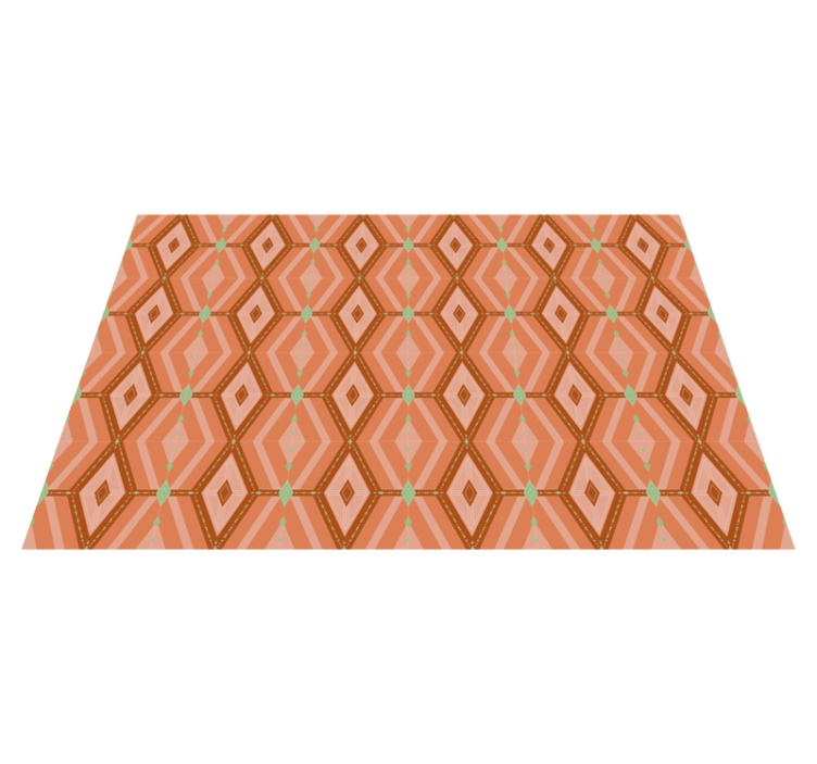 Tischset elegant 30er herbsttöne geometrisch - TenStickers