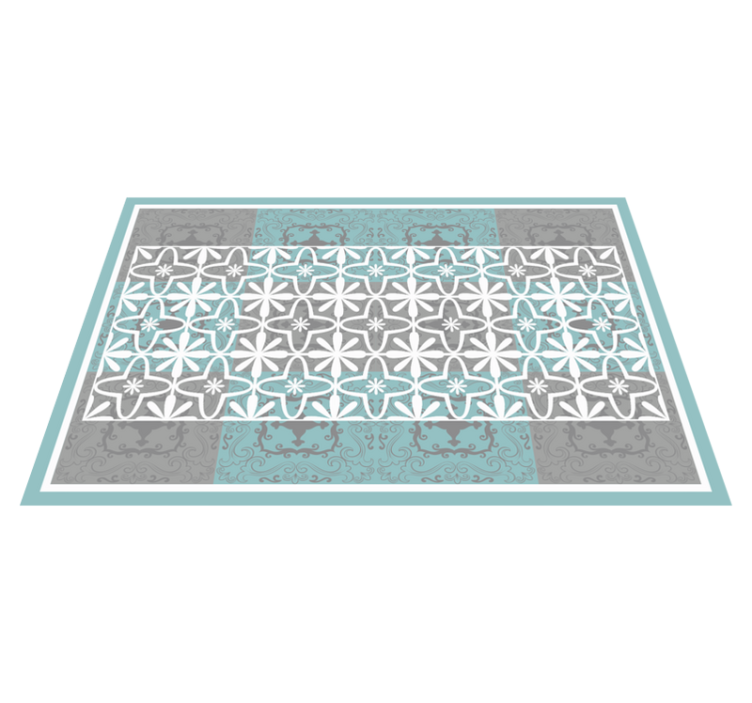 Tischset textur mit schickem botanischen motiv - TenStickers