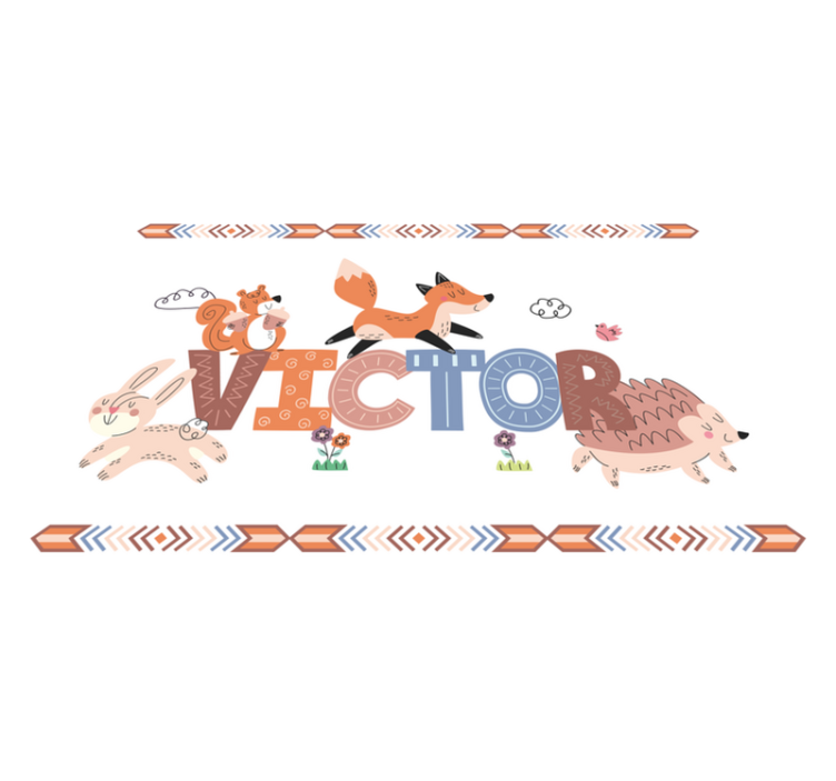 Tischset kinder tierfreunde versammlung - TenStickers