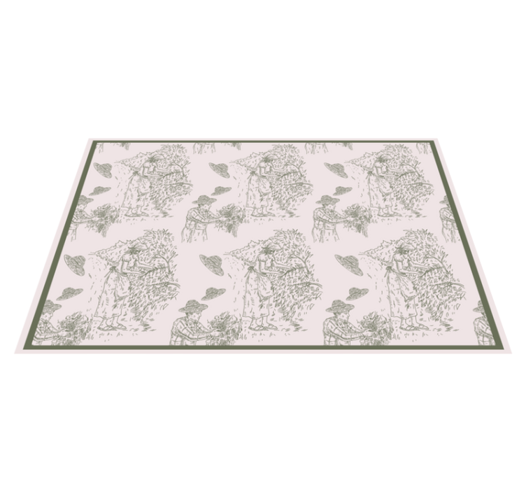 Tischsets originell ernteszene der natur - TenStickers