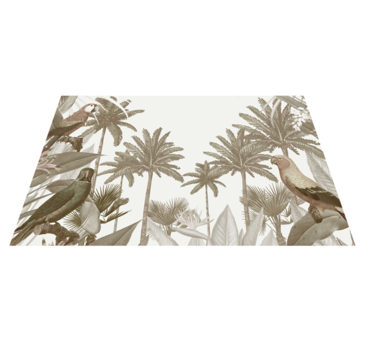 Tischset modern Vintage tropische fauna - TenStickers
