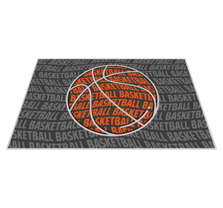 Tischsets originell Basketball ball - TenStickers