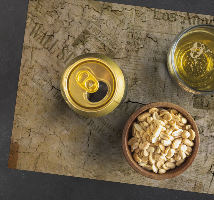 Tischsets originell Vintage zeitung - TenStickers