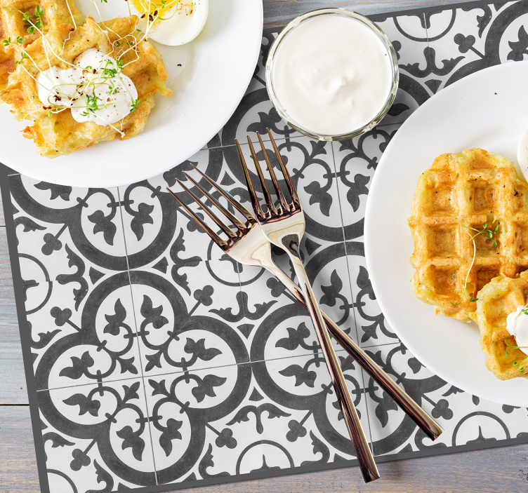 Tischset zuhause Dekorative Zementfliesen - TenStickers