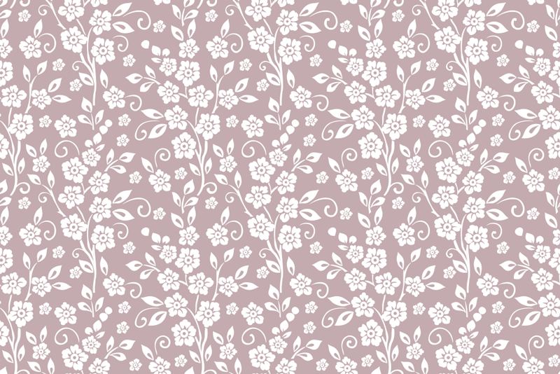 Elegante Blumenmuster Blumen Tischsets - TenStickers