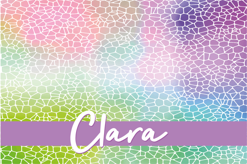 Tischset modern Moder Muster anpassbarer name - TenStickers